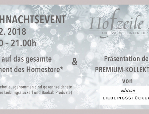 X-Mas Presale & Präsentation der Lieblingsstückerl Premium Kollektion